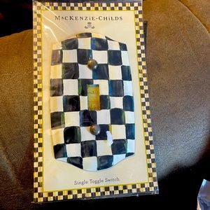 Mackenzie Childs single toggle light switch cover